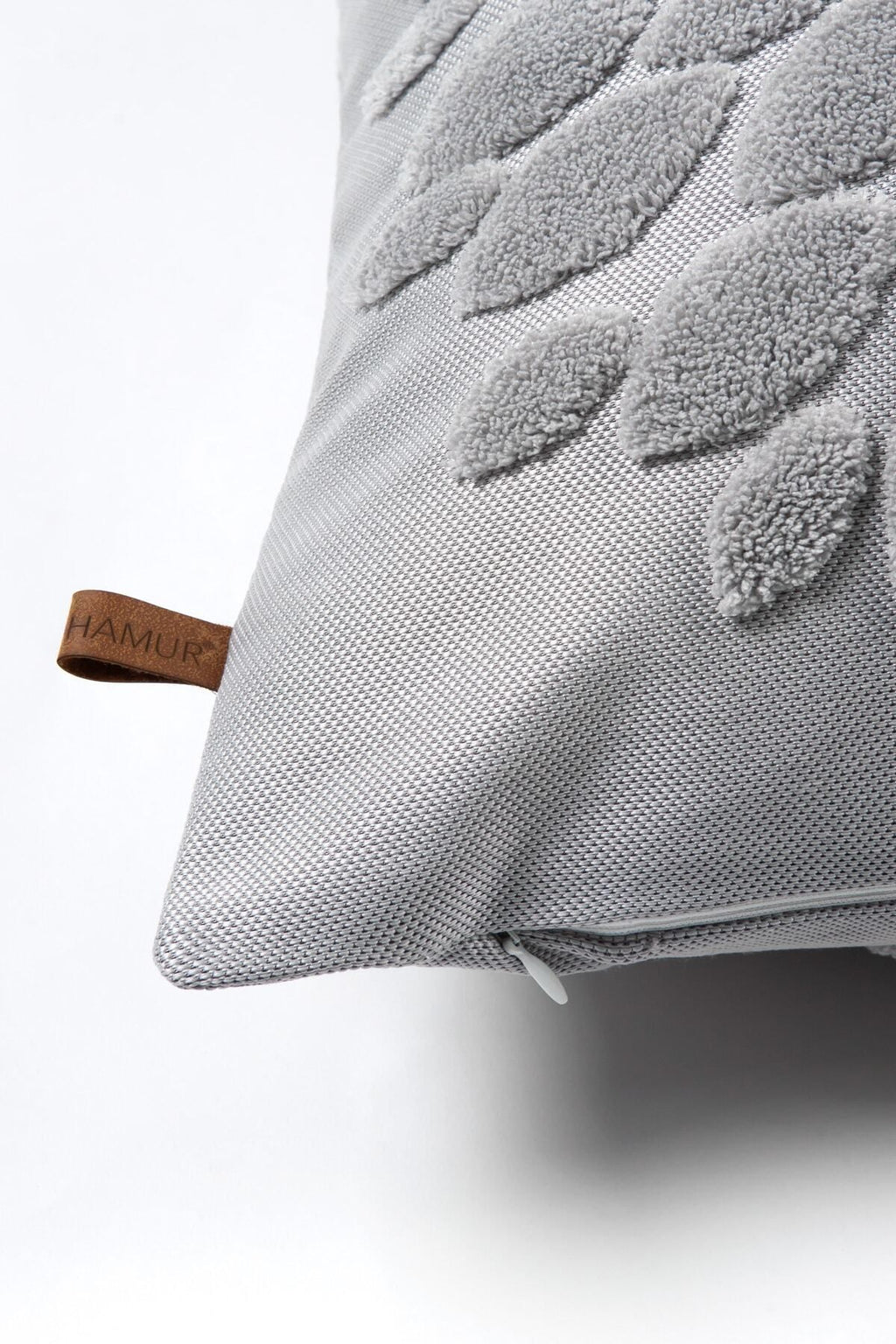 Grey tufting detail