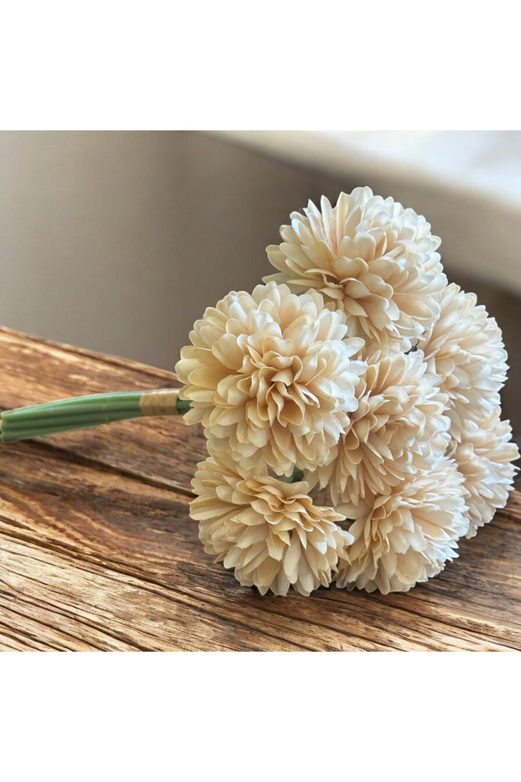 Champagne chrysanthemum bouquet