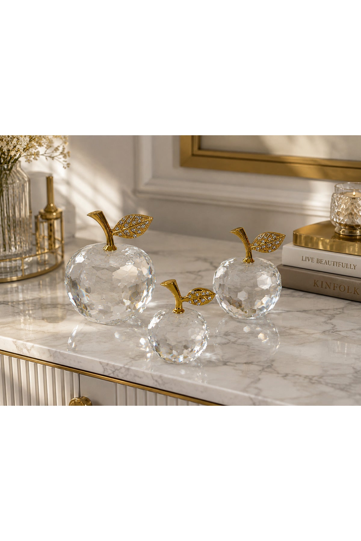 Gold crystal apple