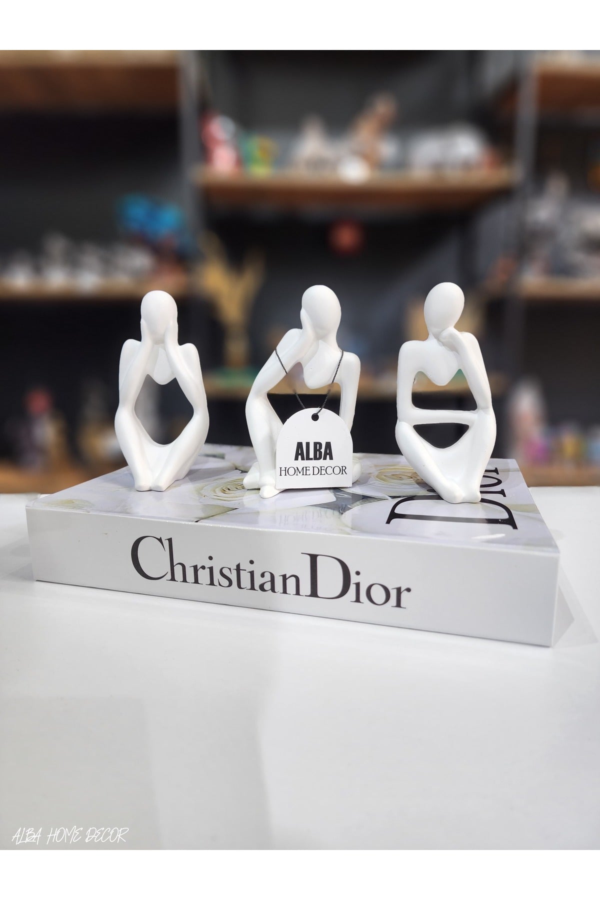 Abstract thinking men figurines
