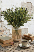 Artificial olive branch bundle 45 cm